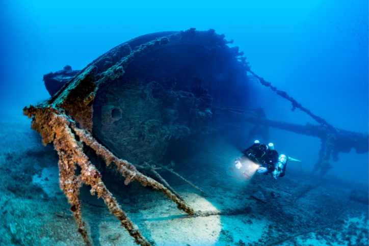 Shipwrecks – new habitat or ticking bomb?
